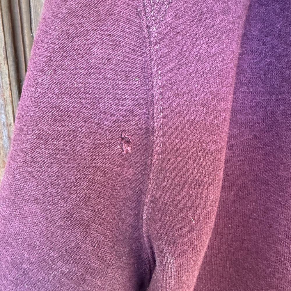 Women’s Carhartt Purple Full-Zip Hoodie insulated Large - Picture 6 of 6